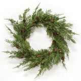 Western Cedar & Pinecone Wreath