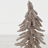 Champagne Glittered Twiggy Pine Tree