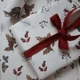 Winter Florals Wrapping Paper