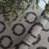 Christmas Wreath Wrapping Paper