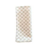 Checkered Linen Hand Towel