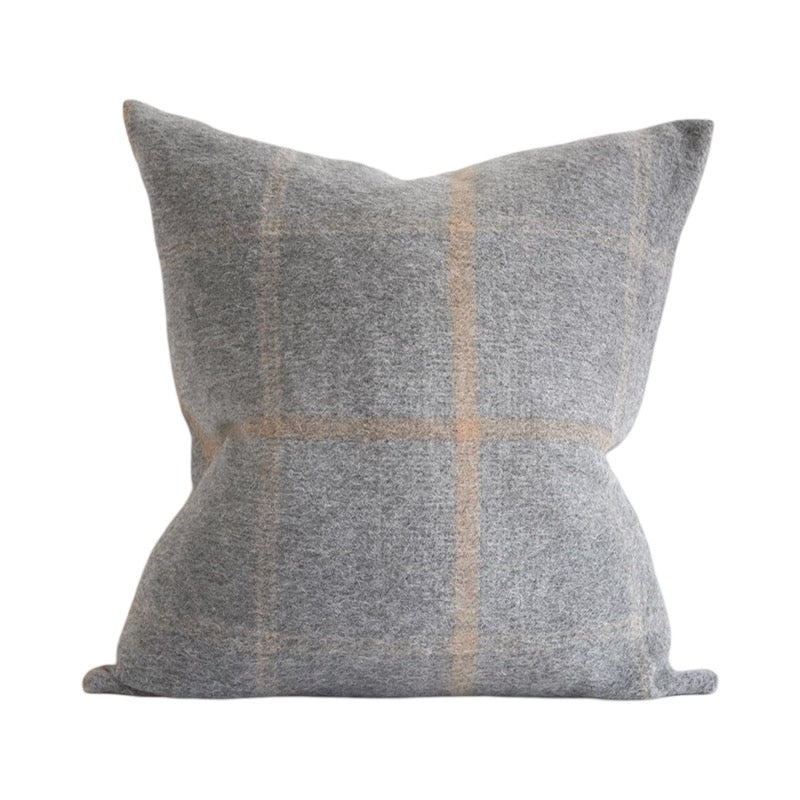 Awenda Alpaca Plaid Pillow - Foundation Goods