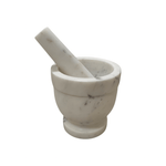 Belle White Marble Mortar & Pestle - Foundation Goods