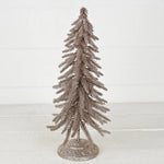 Champagne Glittered Twiggy Pine Tree - Foundation Goods