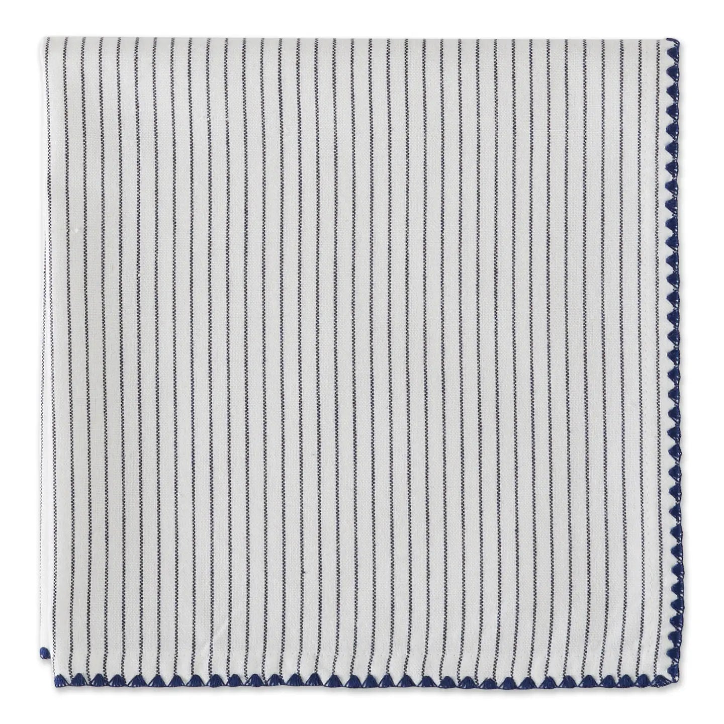 Chef Micro Stripe Embellished Napkin - Foundation Goods