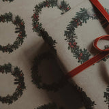 Christmas Wreath Wrapping Paper - Foundation Goods