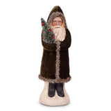 Dark Green Velvet Santa - Foundation Goods