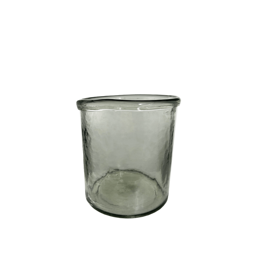 Hammered Glass Cylinder - Foundation Goods