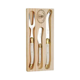 Jean Dubost 3pc Cheese Set with Ivory Handles - Foundation Goods