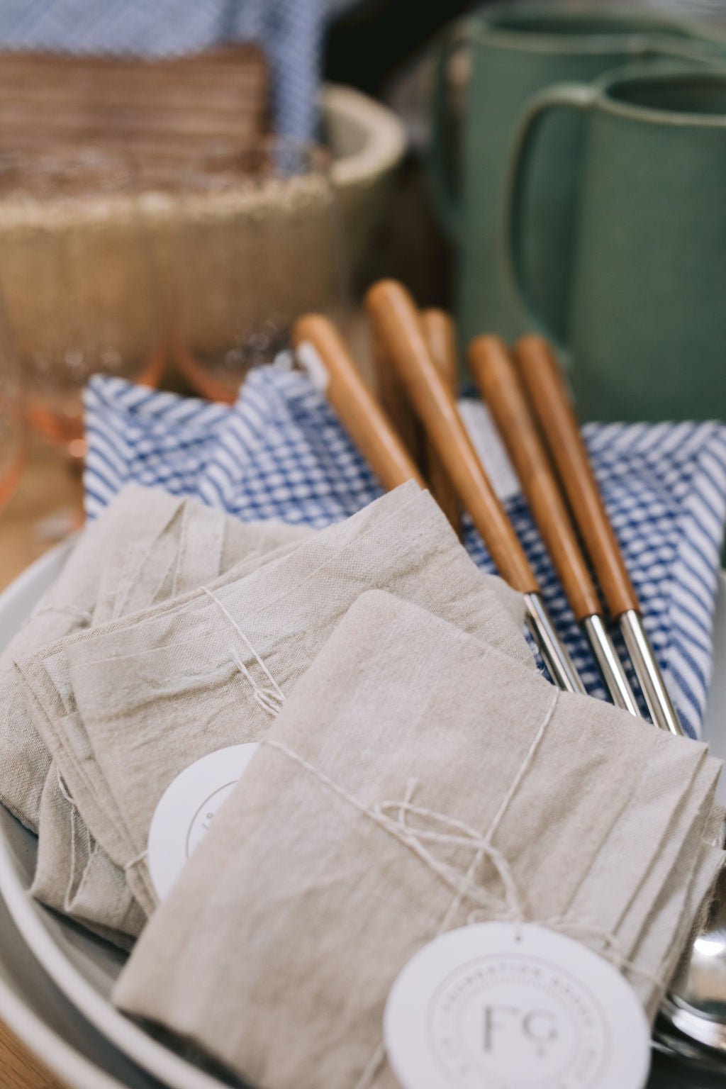 Laundered Linen Towels - Foundation Goods