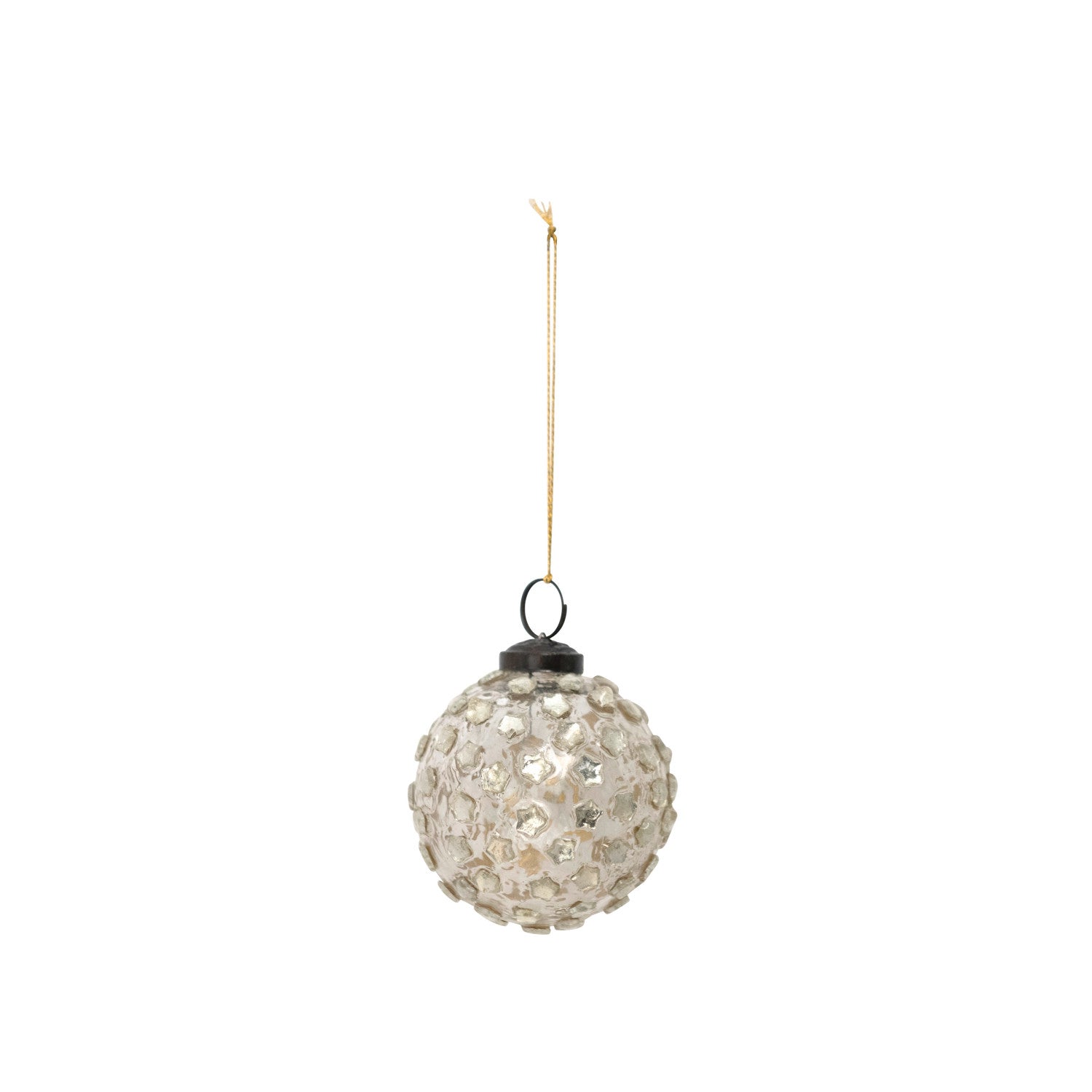 Mosaic Glass Ball Ornament - Foundation Goods