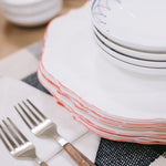 Roseate Rim Dinner Plate - Foundation Goods