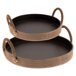 Round Leather Tray - Foundation Goods