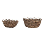 Scalloped Woven Vine Baskets - Foundation Goods