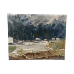 "Snowy Base" Landscape Antique Painting - Foundation Goods