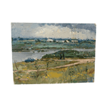 "The Reservoir" Antique Painting - Foundation Goods